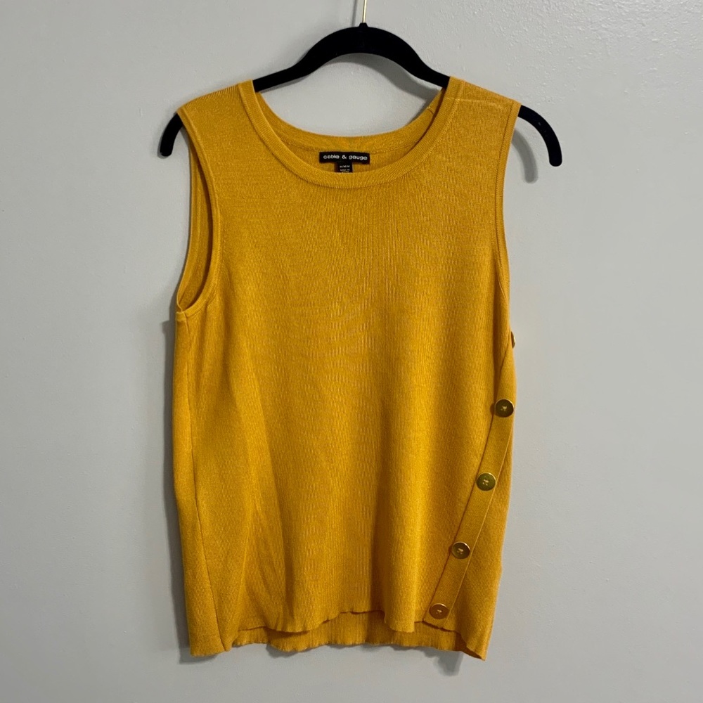 Cable & Gauge Sweater Tank Top